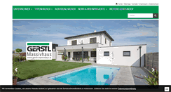 Desktop Screenshot of gerstl-massivhaus.at