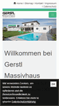 Mobile Screenshot of gerstl-massivhaus.at